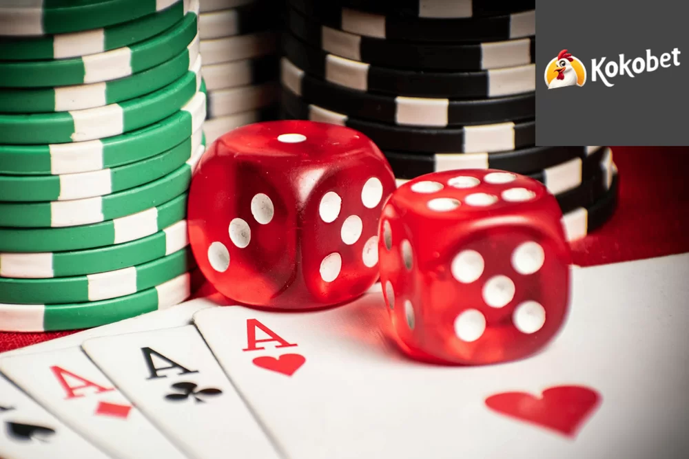 Kaarten, dobbelstenen, pokerfiches Kokobet casino